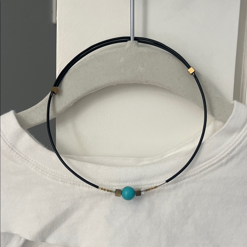 Chic Black and Turquoise Choker